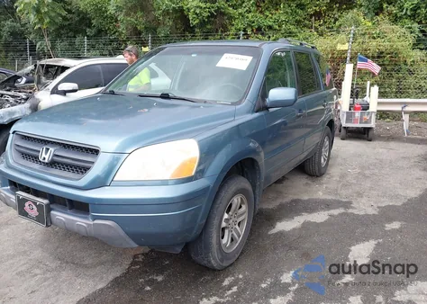 2005 Honda Pilot Ex из США, поврежденный, VIN 2HKYF18455H507615